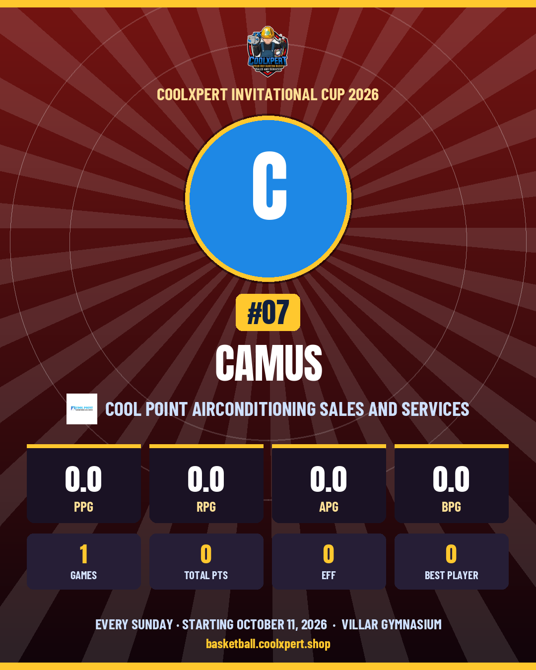 Stat card ni Camus