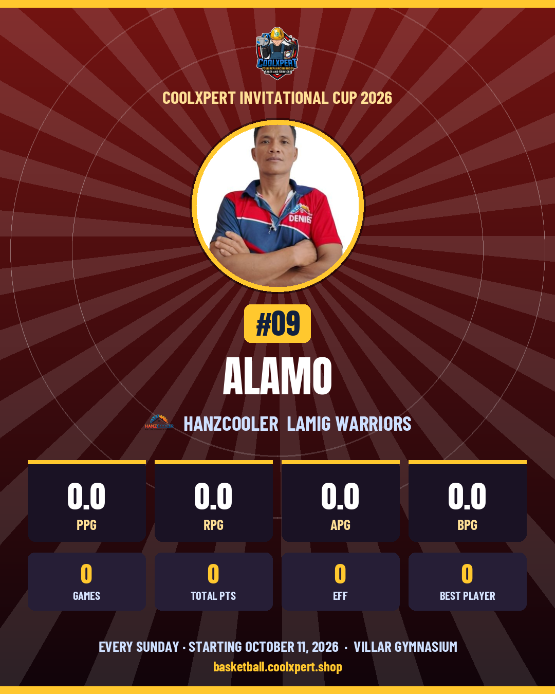Stat card ni ALAMO
