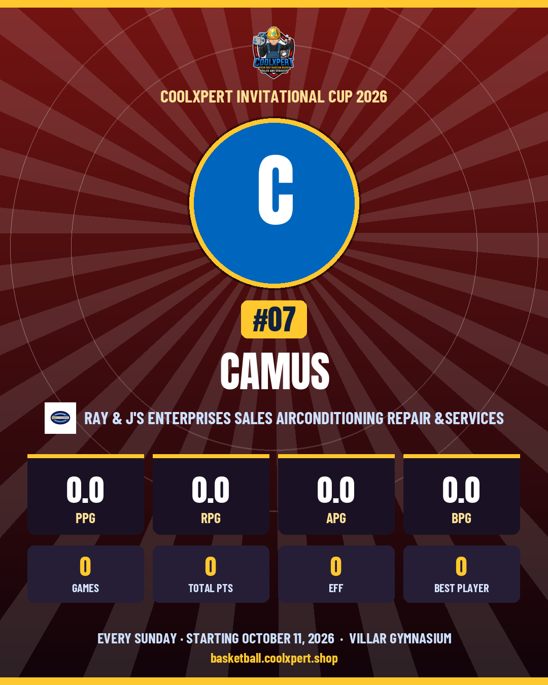 Stat card ni Camus