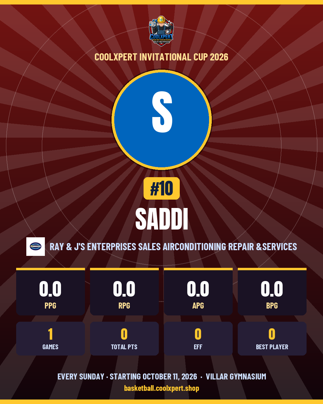 Stat card ni Saddi
