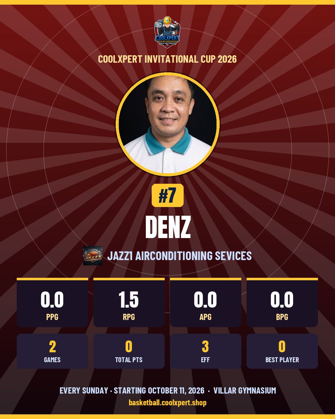Stat card ni DENZ